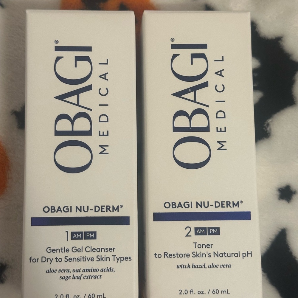 Obagi Nu-Derm Gentle Gel Cleanser and Toner Duo